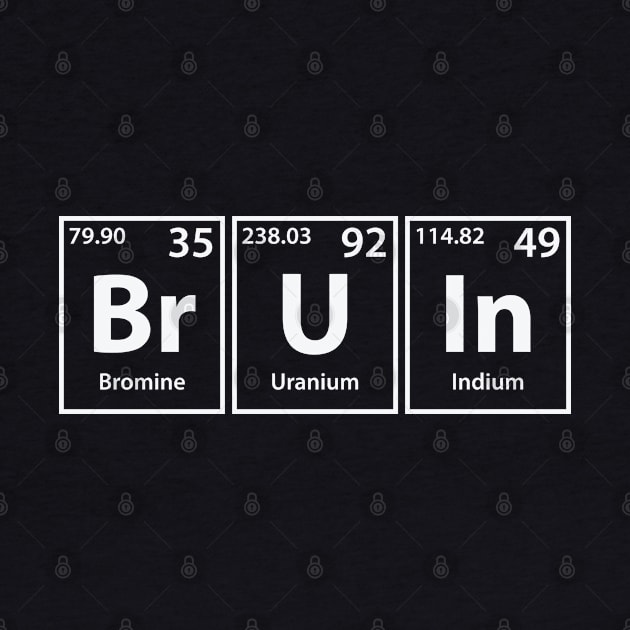 Bruin (Br-U-In) Periodic Elements Spelling by cerebrands